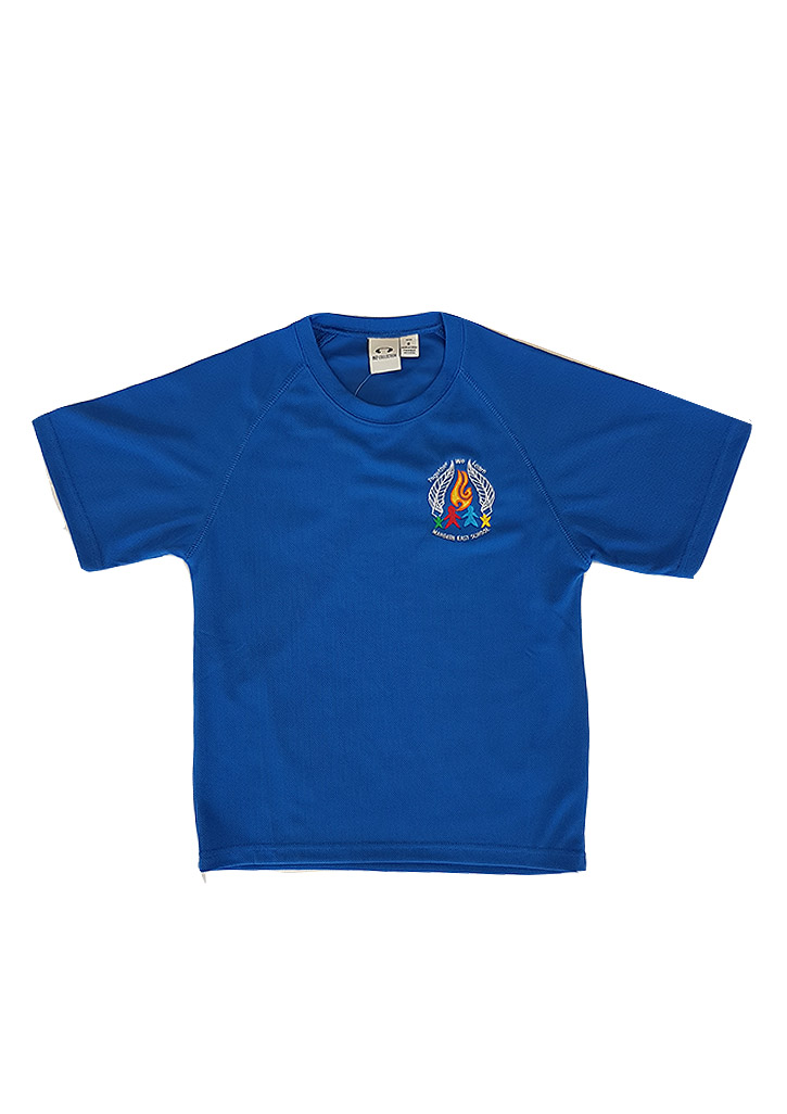 Mangere East Primary School PE Tee Royal | Mangere East Primary School