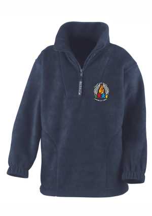 Mangere East Primary 1/4 Zip Fleece Navy